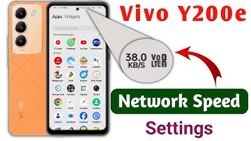 vivo y200e me network speed show kaise kare !! how to enable network speed in vivo y200e 5g