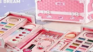 Kids Makeup Kit Little Girls 49 Pcs Washable Makeup Kit Real Girl Princess Make Up Kit with Cosmetic screenshot 4