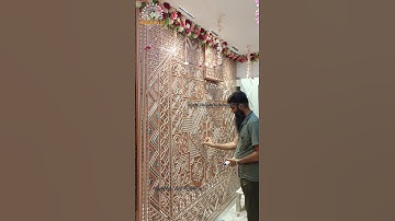 Traditional Wall art | Lippan art work #shorts #lippanwork