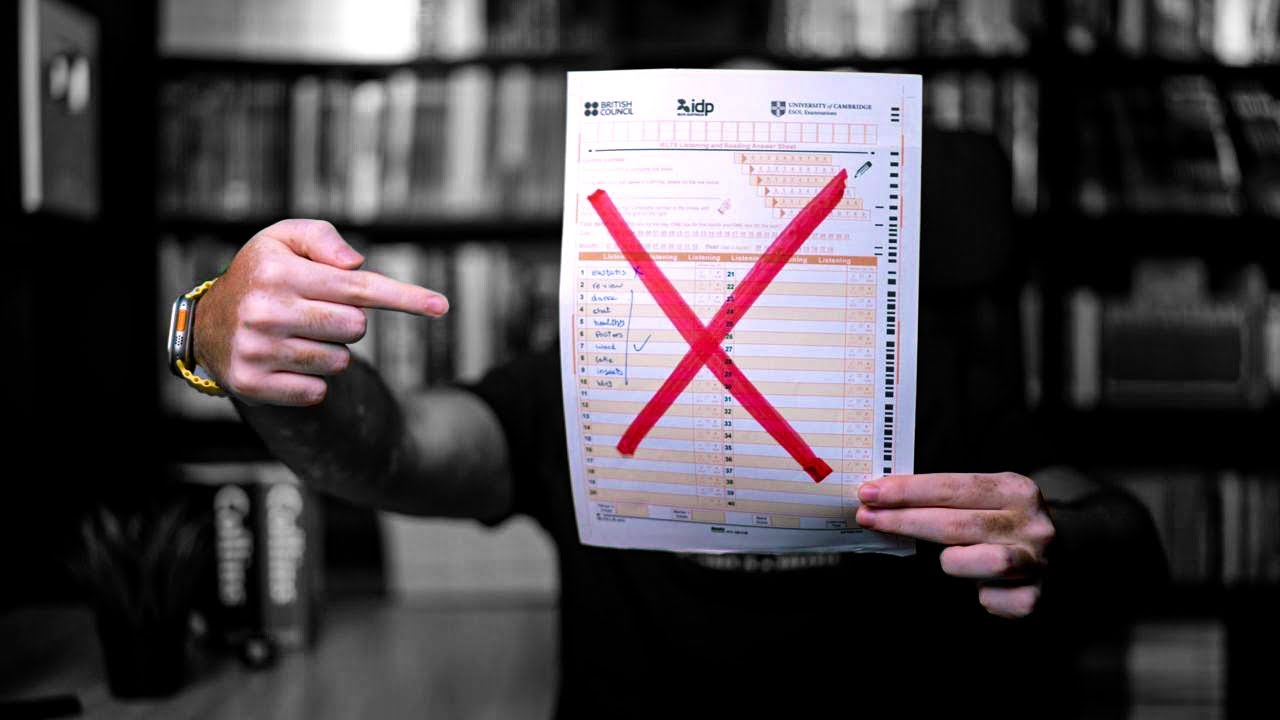 كيف كنت حخبص في الايلتس؟ تكنيكات ورقة الاجابة