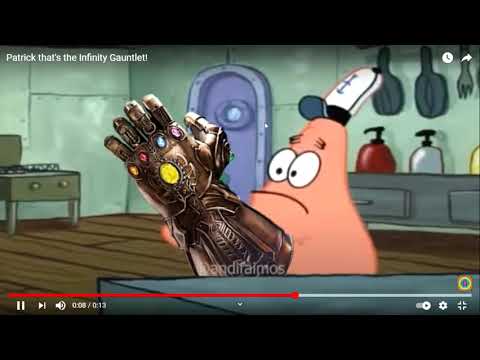 Patrick thats the infinity gauntlet