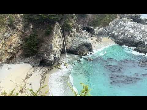 Visited McWay Falls the most iconic and breathtaking sight 📍California Highway one Big Sur 7/12/26