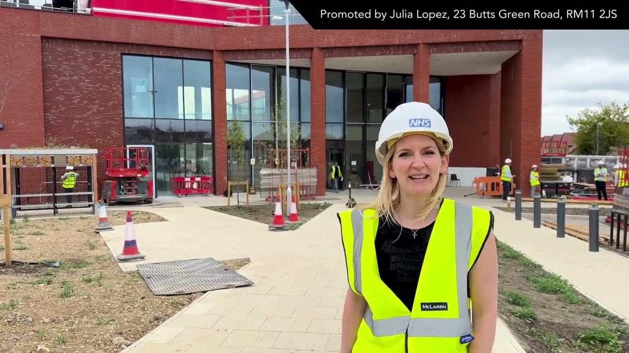 Julia Lopez MP Visits the St. George's NHS Hub Hornchurch Ahead of Opening