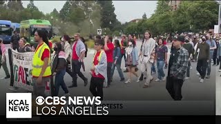 UCLA graduation ceremonies amid protests