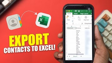 How to Export iPhone Contacts to Excel | Transfer iPhone Contacts to Excel