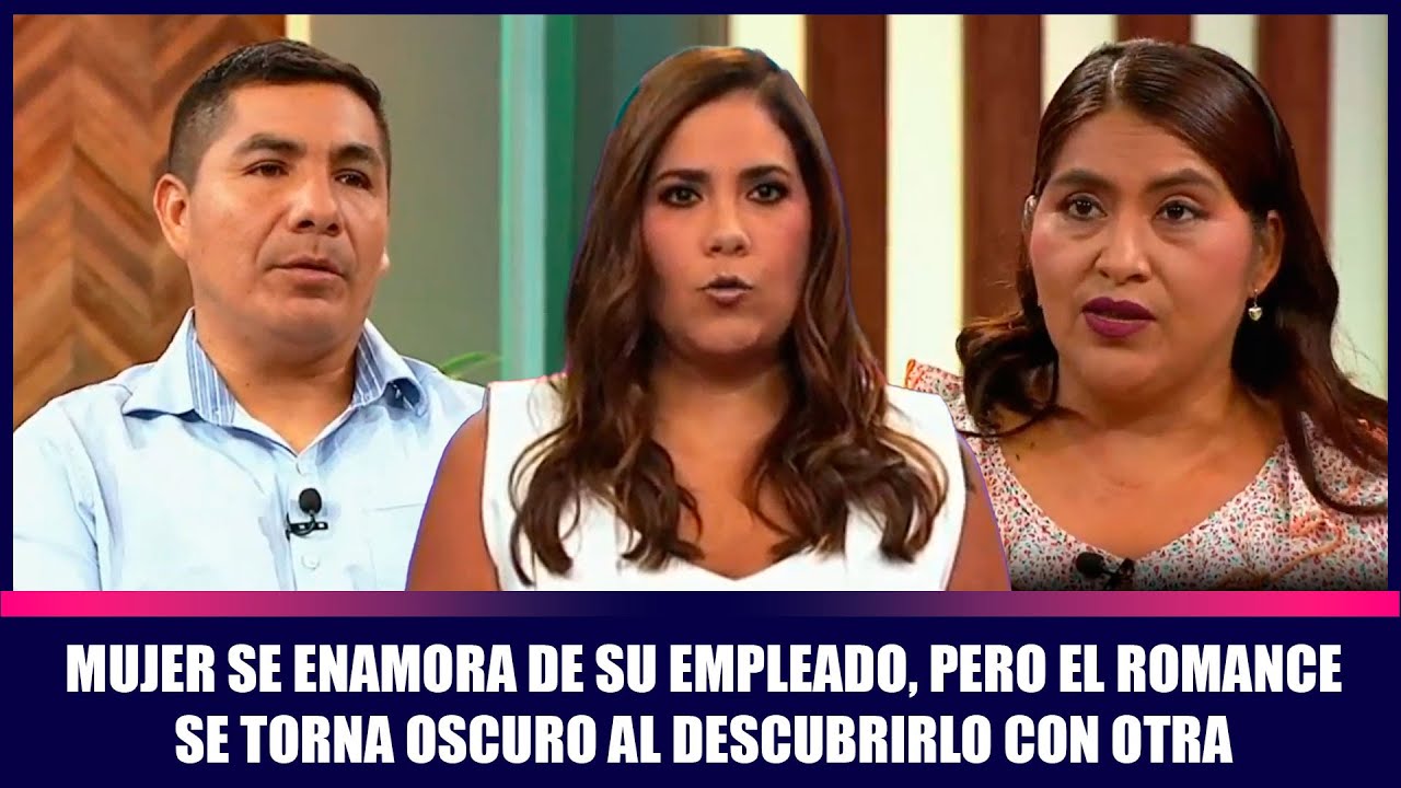 Mujer se enamora de su empleado, pero el romance se torna oscuro al descubrirlo con otra