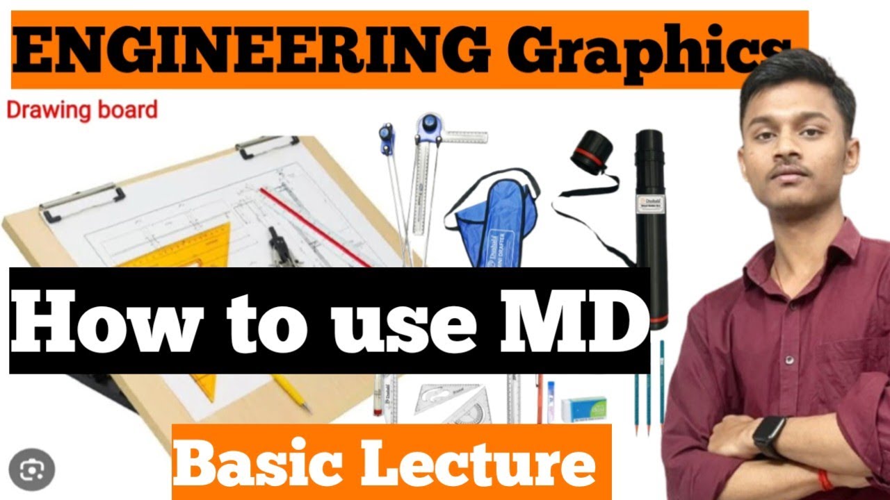 Engineering graphics how to set md how to use mini drafter ED / EG up ...