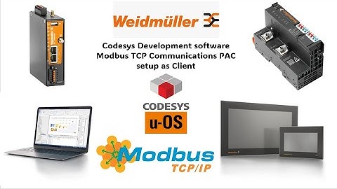 Codesys u-OS Modbus TCP Client to Server coms