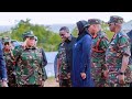 Rais Samia Kwenye Vazi La Kombat Akifungua Mkutano Mkuu Wa Majeshi Ya Ulinzi Na Makamanda