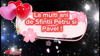 La multi ani de sfantul Petru si Pavel: Petre Petricã Petruta Paul Paula Petronela