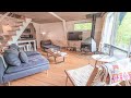 Modern DIY A Frame Tiny House - Remote Off Grid Living