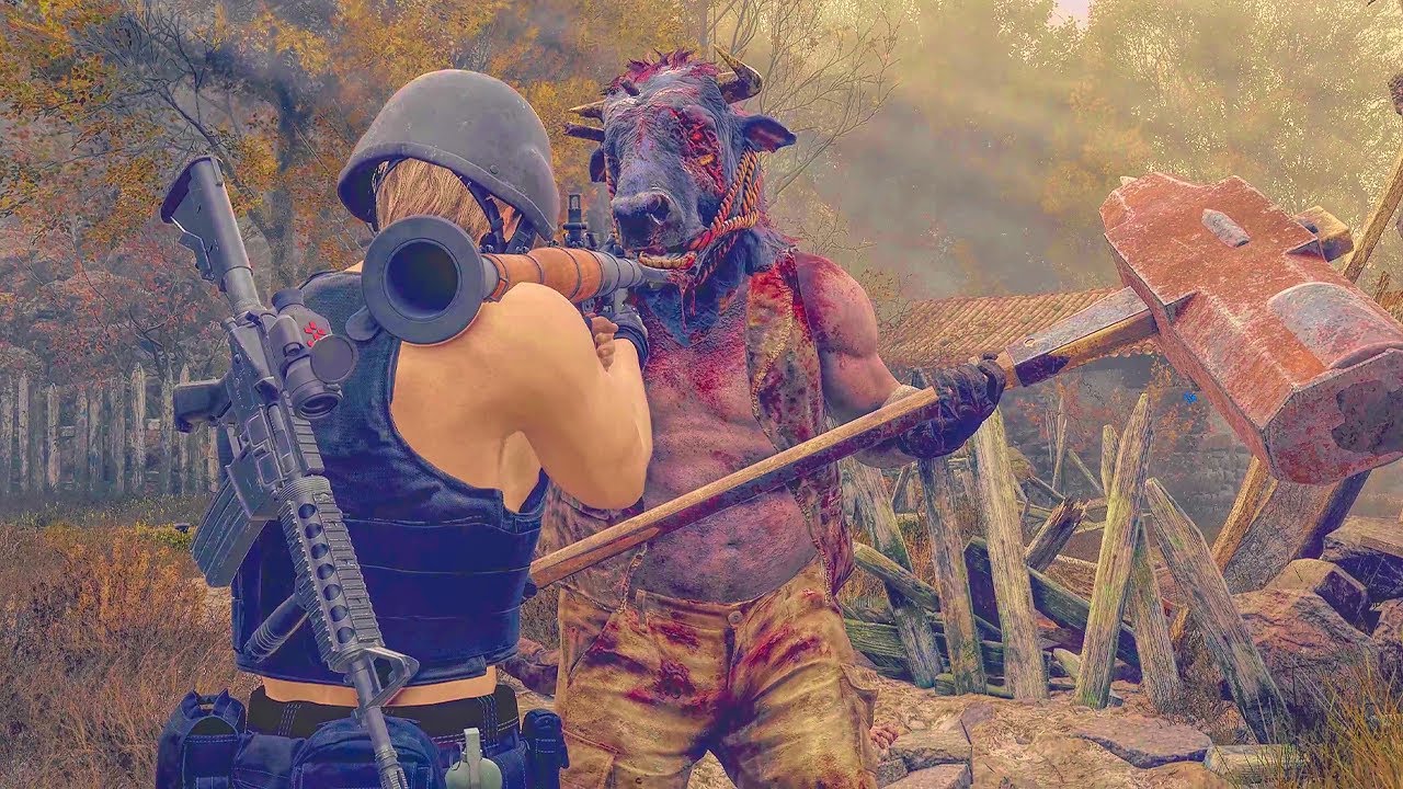 Когда вы хотите издеваться над Брютом в Обитель зла 4 Ремейк