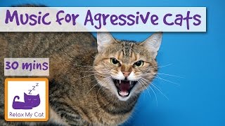 Music for Aggressive Cats, Music to Relax and Calm Cats with Aggression, Music for Grumpy Cat