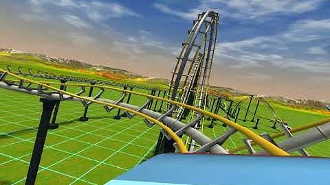 RCT3 Creation #1: Corkscrew Coaster 1