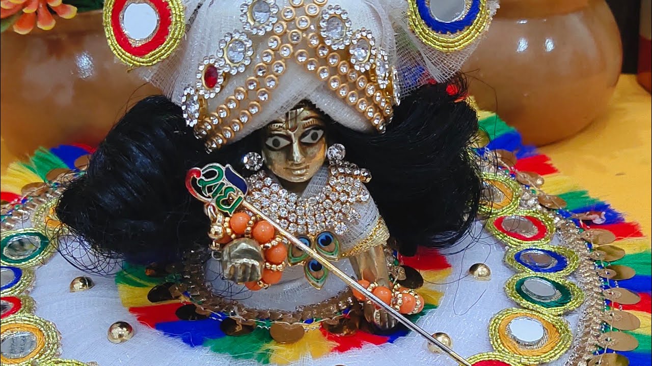 मैंने अपने कान्हा जी को दिया होली का बहुत ही प्यारा तोहफा♥️🎉🛍💝♥️