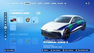 How To Get Hyundai IONIQ 6 Car FREE In Fortnite (Unlocked Hyundai IONIQ 6 Rocket League) screenshot 4