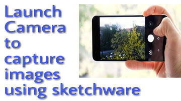 Launch camera to capture images using sketchware