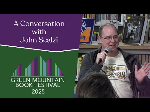 جشنواره کتاب کوهستان سبز گفتگو با جان اسکالزی