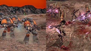 13TH Company vs Dark Elder Warhammer 40K DoW: Soulstorm  Unification Mod, Cinematic