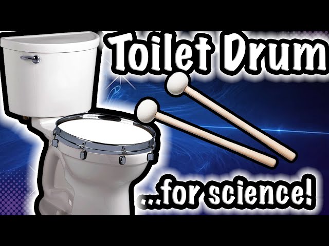 I turned my TOILET into a DRUM...for Science! class=