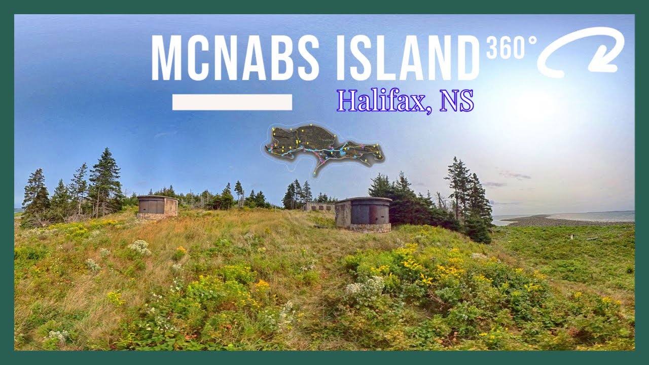 (4k VR) 360° Virtual Hike: McNabs Island - Halifax, Nova Scotia