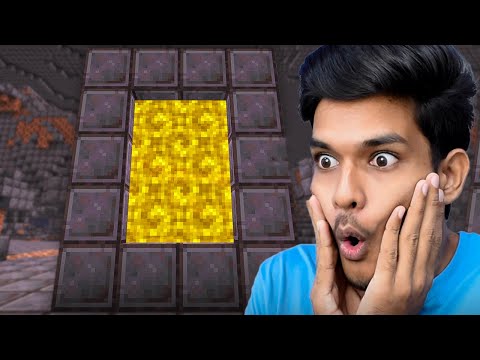MINECRAFT BUT YOU CAN BUILD PORTAL OF EVERY BLOCK | IN HINDI PART 2