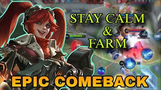 EPIC COMEBACK: LAYLA CARRIES TEAM TO VICTORY IN LATE GAME | MOBILE LEGENDS BANG BANG