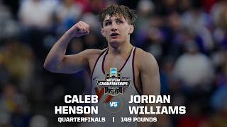 Caleb Henson Vs. Jordan Williams 2025 Ncaa Wrestling Quarterfinals 149 Lbs.