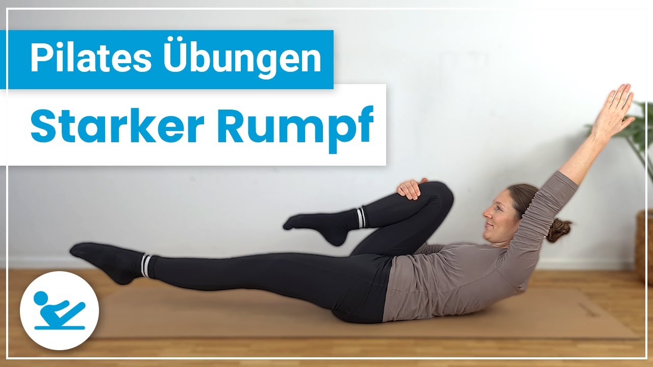 Pilates Übungen  - 10 Minuten für eine starke Rumpfmuskulatur und Körpermitte