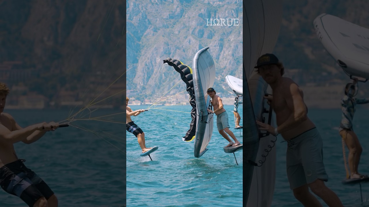 A Wing and a Parawing fell in love during the @foilingweek. With Noé Cantaloube 🔥