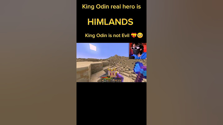 HIMLANDS King Odin real hero not Evil 🥺💝  #himlands #yessmartypie #minecraft #viral #shorts