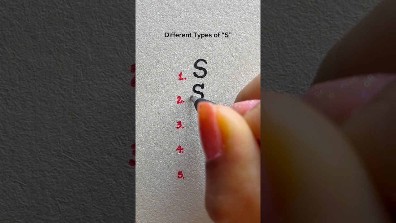 Different Types of “S”