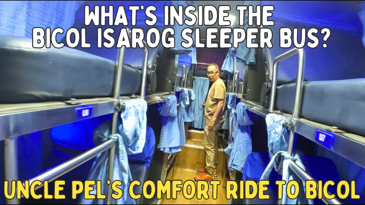 Inside the Isarog Sleeper Bus | Uncle Pel's Journey to Bicol | Tashi Vlogs TV