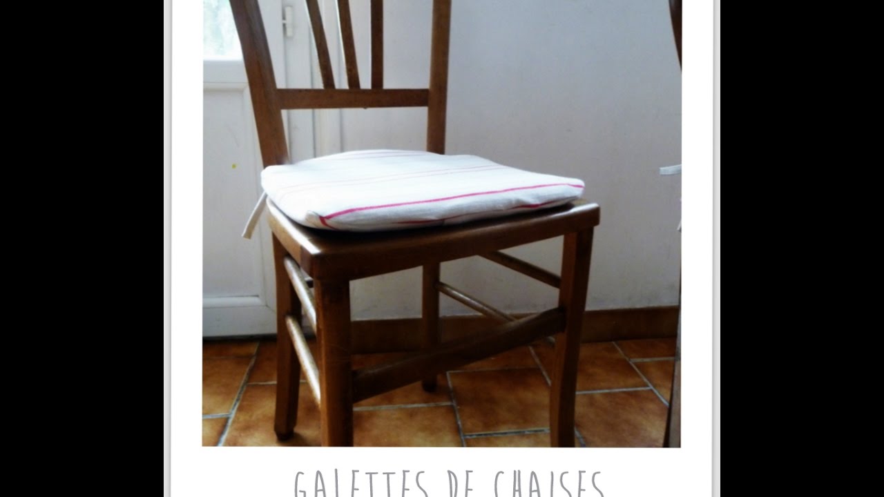 Tutoriel : comment coudre facilement des galettes de chaises 