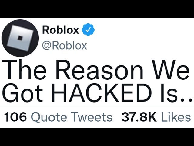 The Reason Roblox Got HACKED 