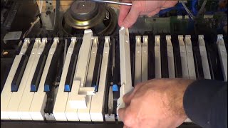 How to Remove and Clean Piano Keys in a Yamaha Clavinova