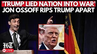 Jon Ossoff Live: 'Promised Peace And Gave Us War' Ossoff EXPOSES Trump's War Lies In Atlanta Rally