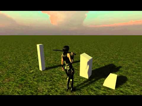 Unity3D Object Cutting (Ninja Animation Test)