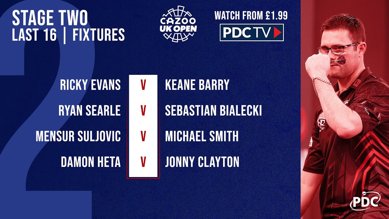 PDC Darts UK Open 2022 03 05 - Ricky Evans vs Keane Barry - ENG
