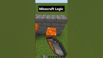 Minecraft logic strikes again #minecraft #shorts #minecraftlogic #mrindianhackers
