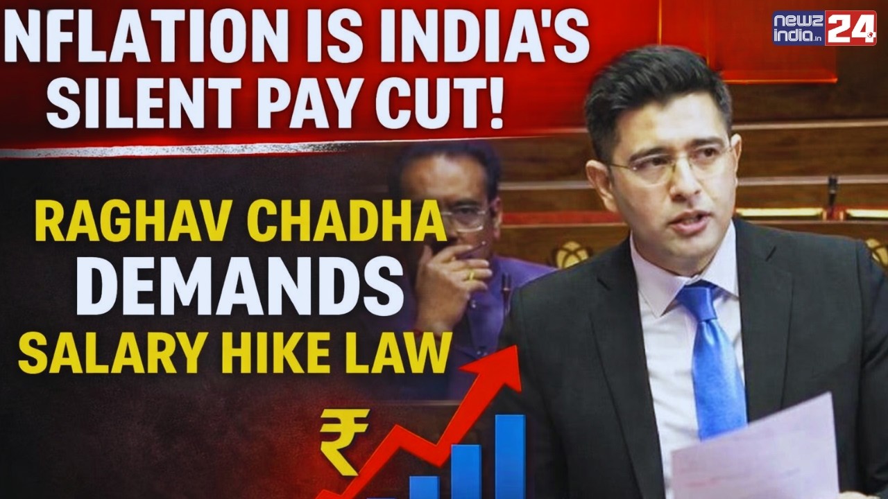 12 Feb 2026 | Raghav Chadha Demands Inflation Linked Salary Law | Real Wages Down 16%