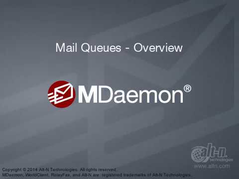 MDaemon Tutorial - Overview of MDaemon's Mail Queues