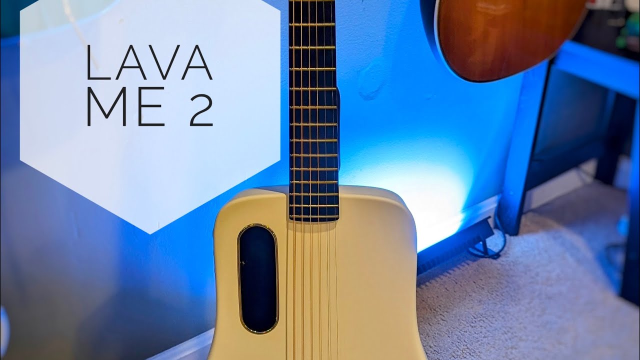 Checking out the Lava Me 2 carbon fiber acoustic guitar