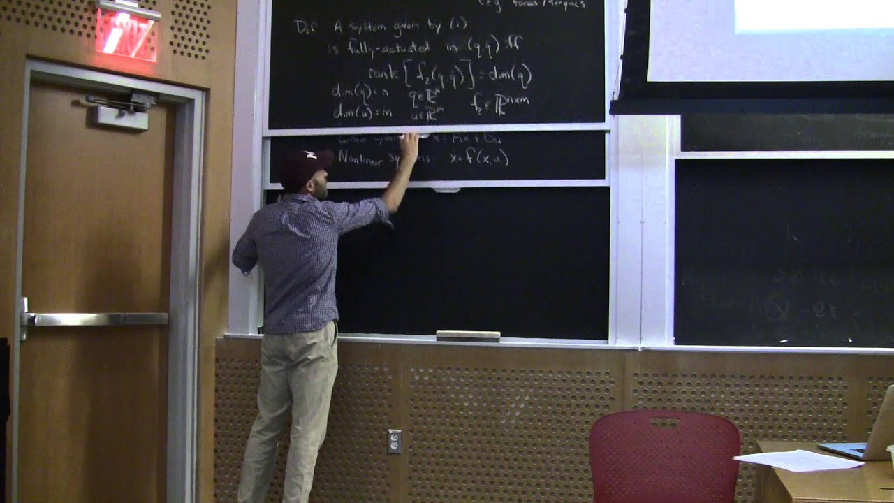 Lecture 1 for MIT 6.832 (Underactuated Robotics) 2015