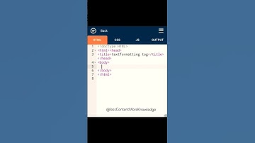 Part-1 HTML Text Formatting Tags #html must check detailed videos #short #viral #support