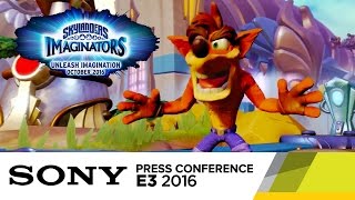 Skylanders Imaginators - Official E3 2016 Crash Bandicoot Reveal