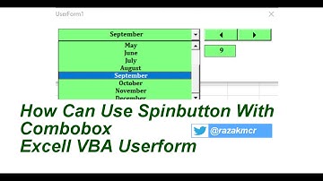 How Can Use Spin Button With Combobox Excell VBA