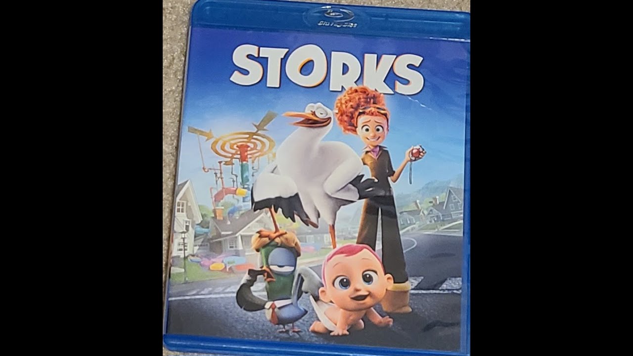 Opening to Storks 2016 Blu-ray