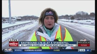 ISP: Roughly 20 cars crash, causing major I-74 backup