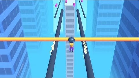 Best Roof Rails Gameplay Walkthrough All Levels 51-55 Pro Mod Apk Android iOS Voodoo Game